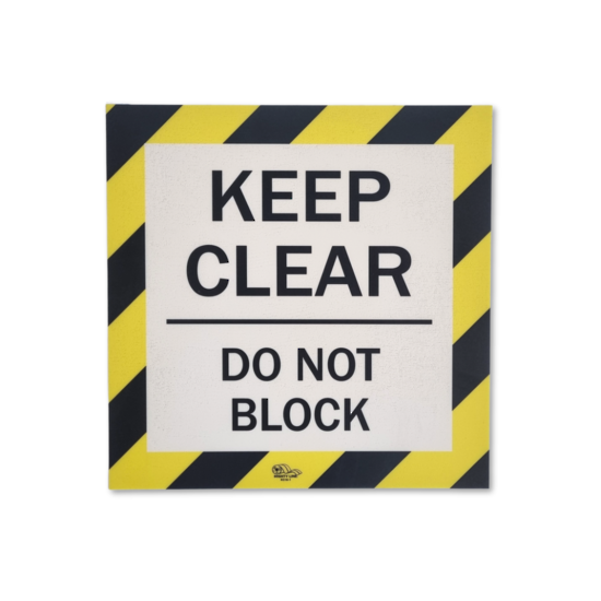 MightyLine Floor Sign - Keep Clear